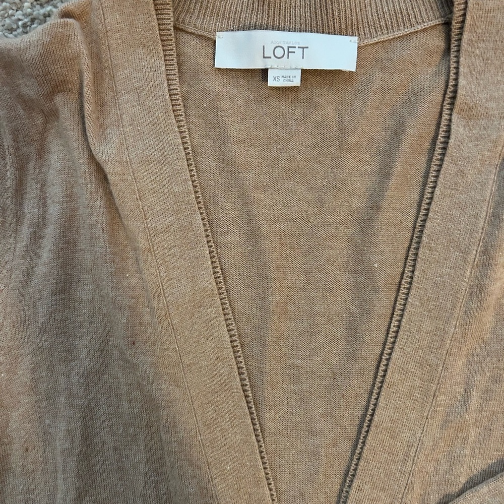 LOFT Women's Camel Cardigan